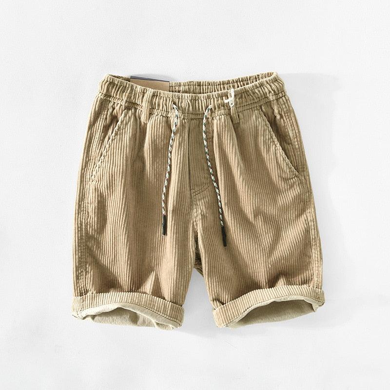 Zomer heren katoenen shorts met trekkoord – Leon