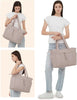 Gewatteerde Puffer Schoudertas met Bekerhouder & Laptop Sleeve voor Reizen en Werk