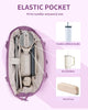 Gewatteerde Puffer Schoudertas met Bekerhouder & Laptop Sleeve voor Reizen en Werk
