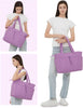Gewatteerde Puffer Schoudertas met Bekerhouder & Laptop Sleeve voor Reizen en Werk
