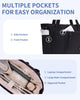 Gewatteerde Puffer Schoudertas met Bekerhouder & Laptop Sleeve voor Reizen en Werk