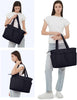 Gewatteerde Puffer Schoudertas met Bekerhouder & Laptop Sleeve voor Reizen en Werk