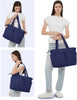 Gewatteerde Puffer Schoudertas met Bekerhouder & Laptop Sleeve voor Reizen en Werk