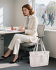 Gewatteerde Puffer Schoudertas met Bekerhouder & Laptop Sleeve voor Reizen en Werk