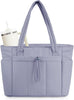 Gewatteerde Puffer Schoudertas met Bekerhouder & Laptop Sleeve voor Reizen en Werk
