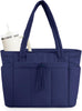 Gewatteerde Puffer Schoudertas met Bekerhouder & Laptop Sleeve voor Reizen en Werk