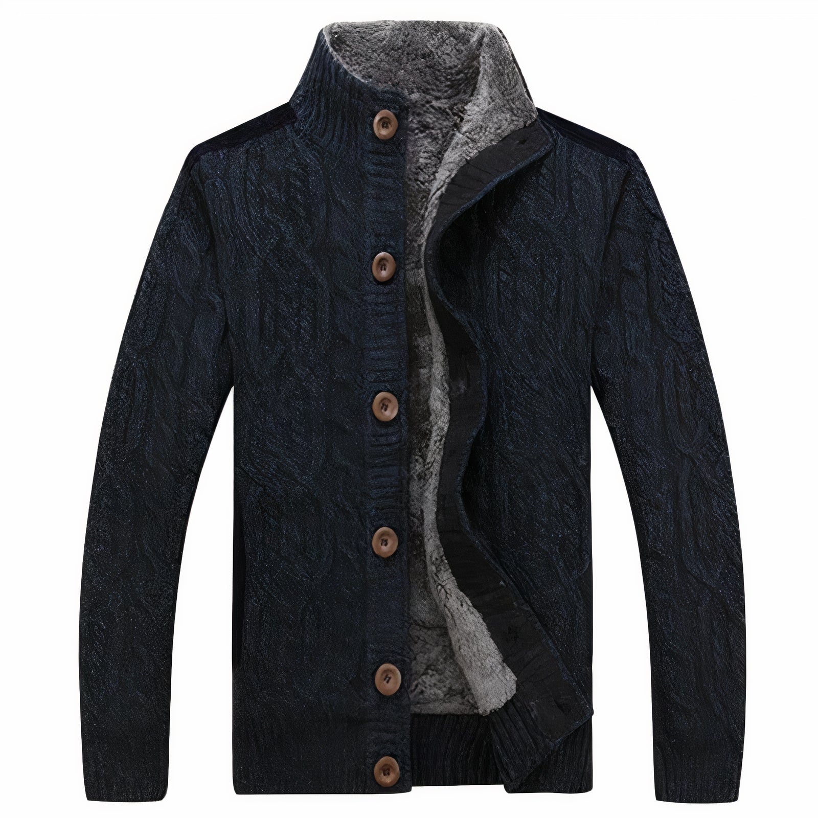 Heren Gebreid Vest met Warme Voering – Tobias