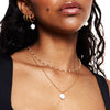 Choker met Witte Emaillekralen - Aurielle