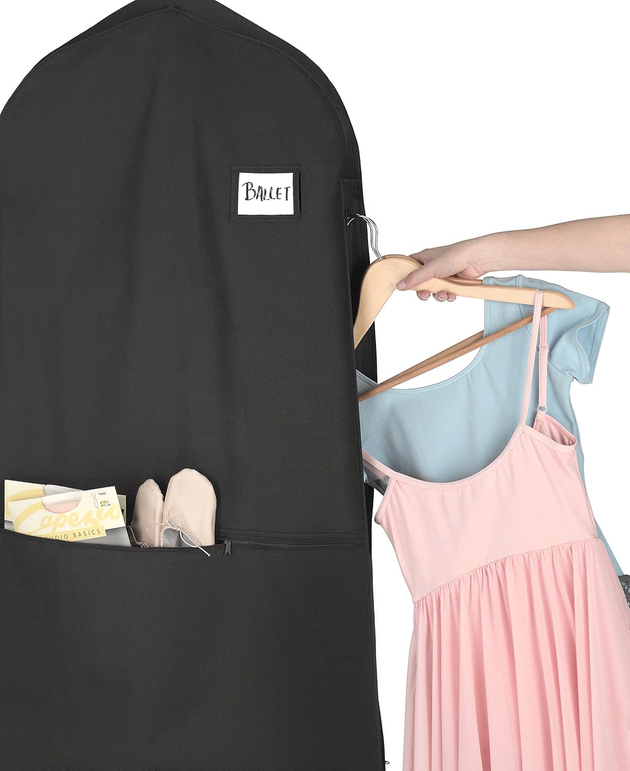 Waterafstotende kledingtas met rits en accessoirevak – 1 Kopen, 1 GRATIS