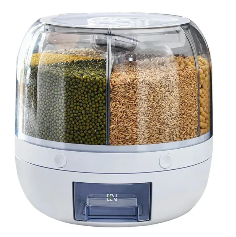 360° Roterende Graandispenser - SpinStore GrainKeeper
