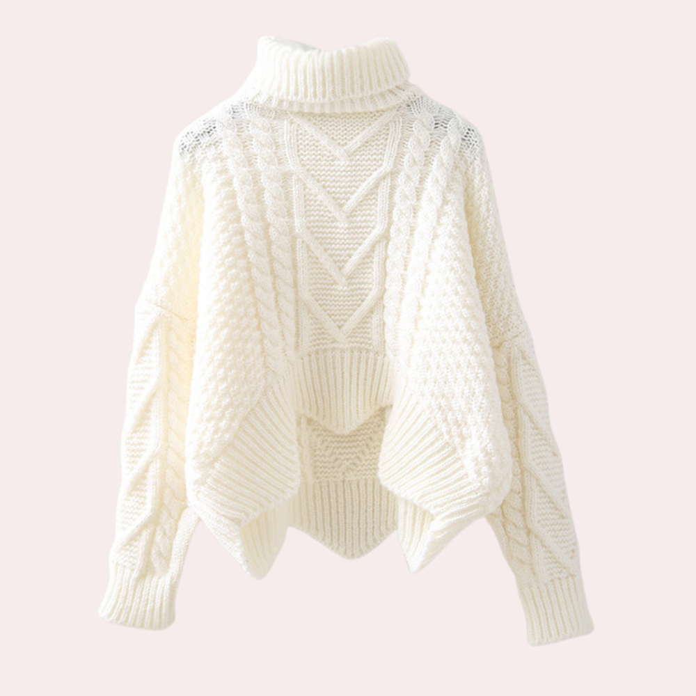 Stijlvolle Gebreide Coltrui voor Dames - Lina
