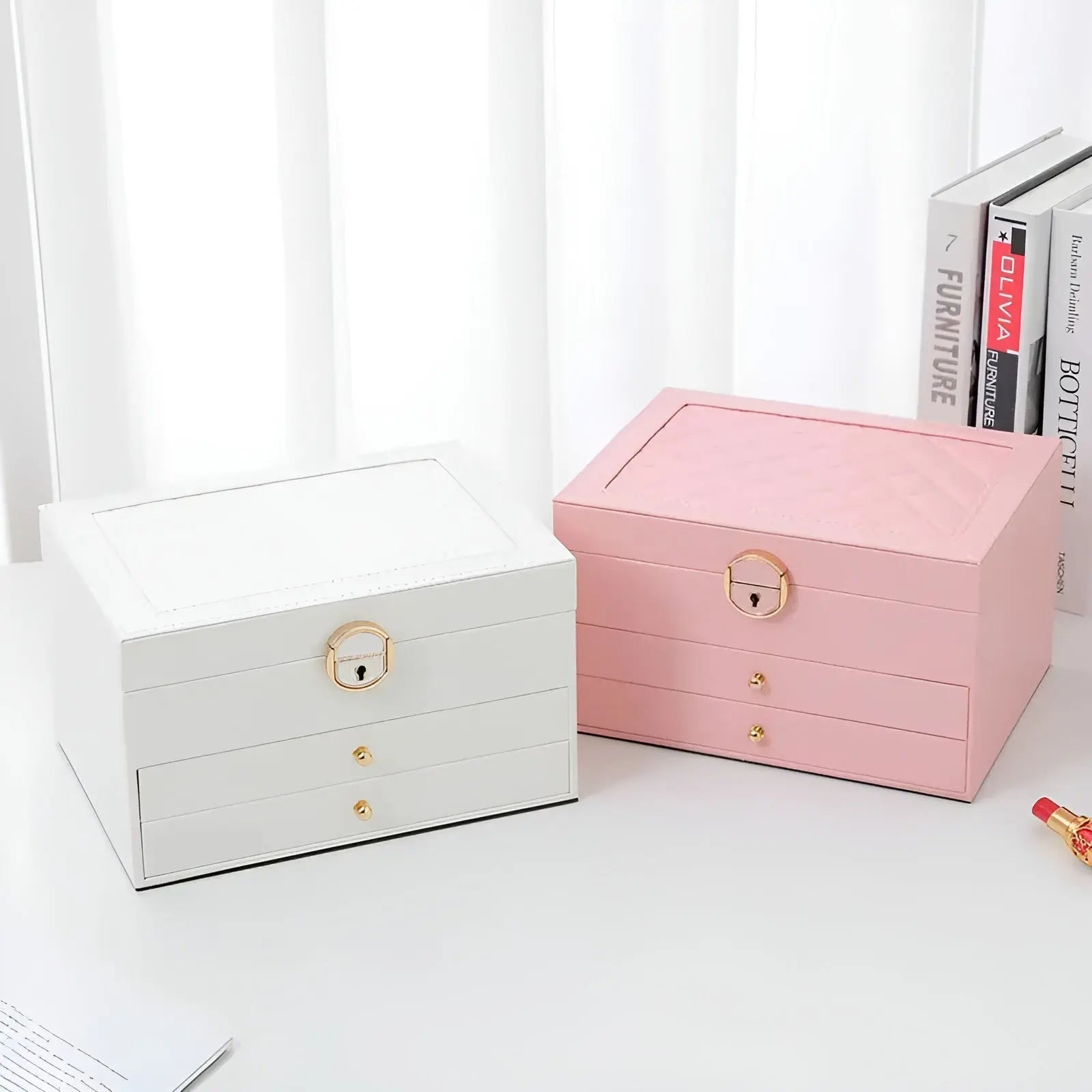 Luxe Meerlaagse Sieradendoos - EleganceBox