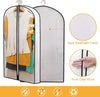 PEVA Kledinghoes Set – 12-Pack Hangende Kledinghoezen in 3 Maten (1 Kopen, Krijg 1 GRATIS)