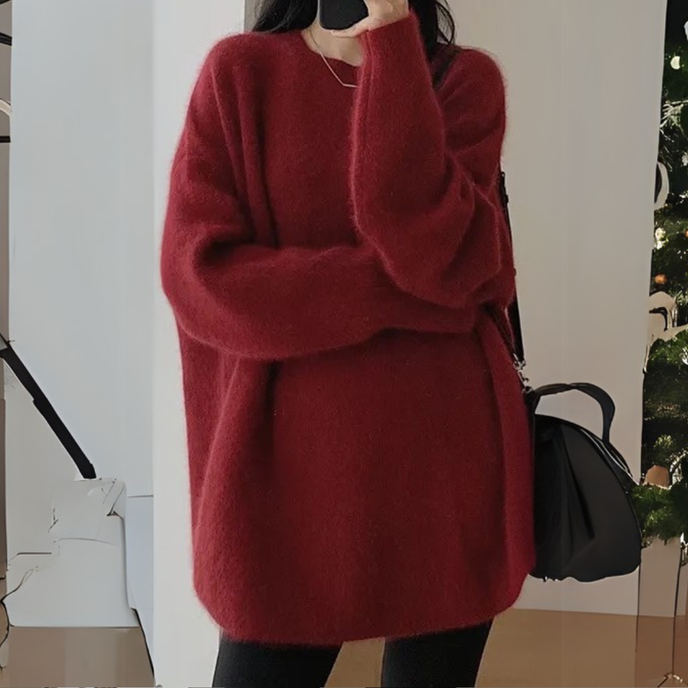 Comfortabele Gebreide Damestrui - Noor