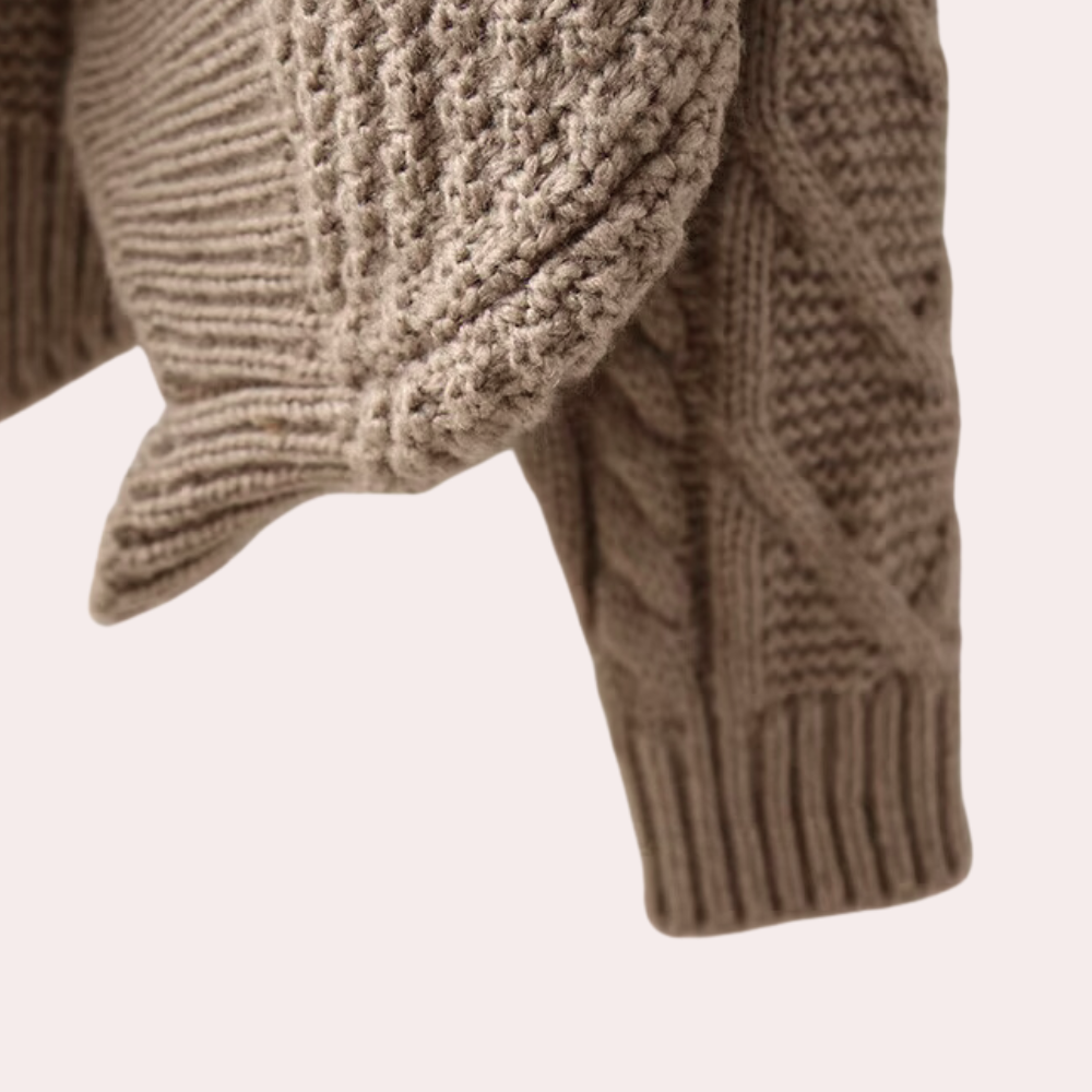 Stijlvolle Gebreide Coltrui voor Dames - Lina