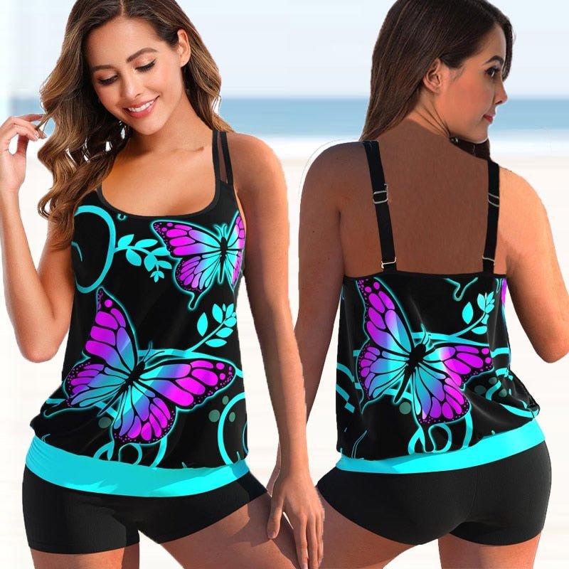 Plus Size Tankini voor Strand & Zwembad - Marielle