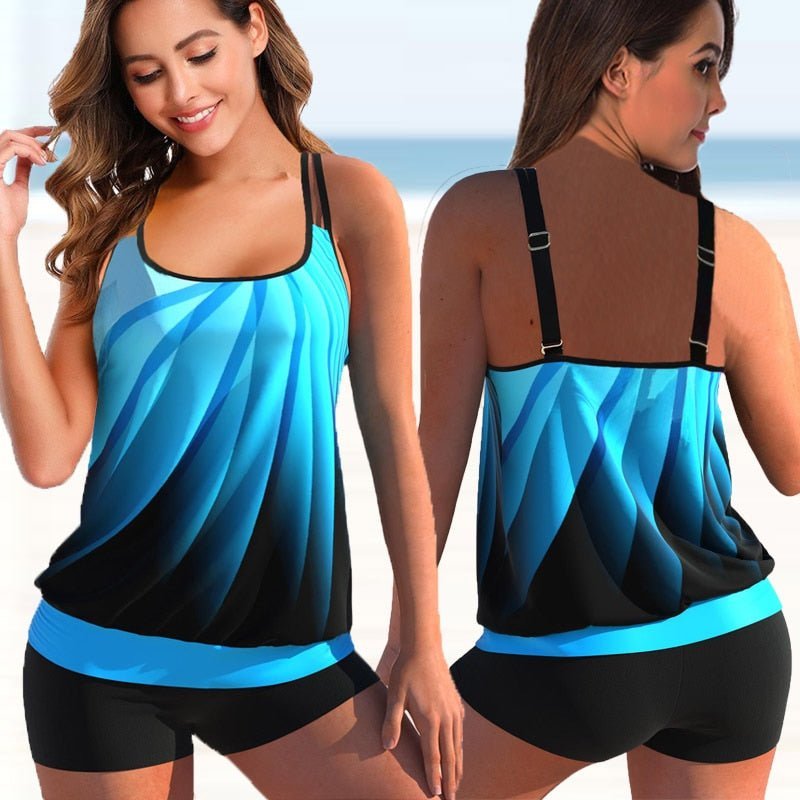 Plus Size Tankini voor Strand & Zwembad - Marielle