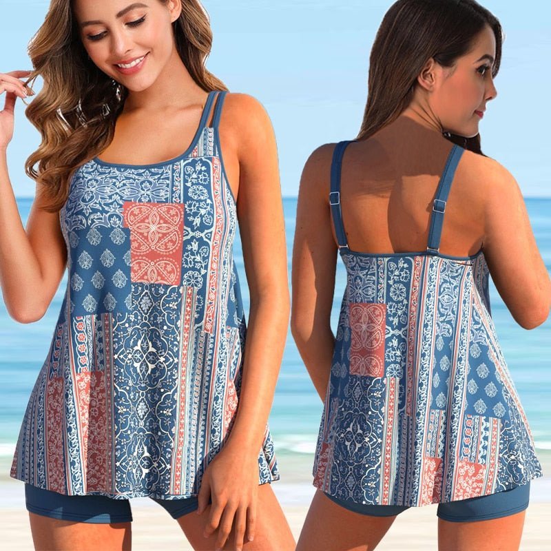 Plus Size Tankini voor Strand & Zwembad - Marielle