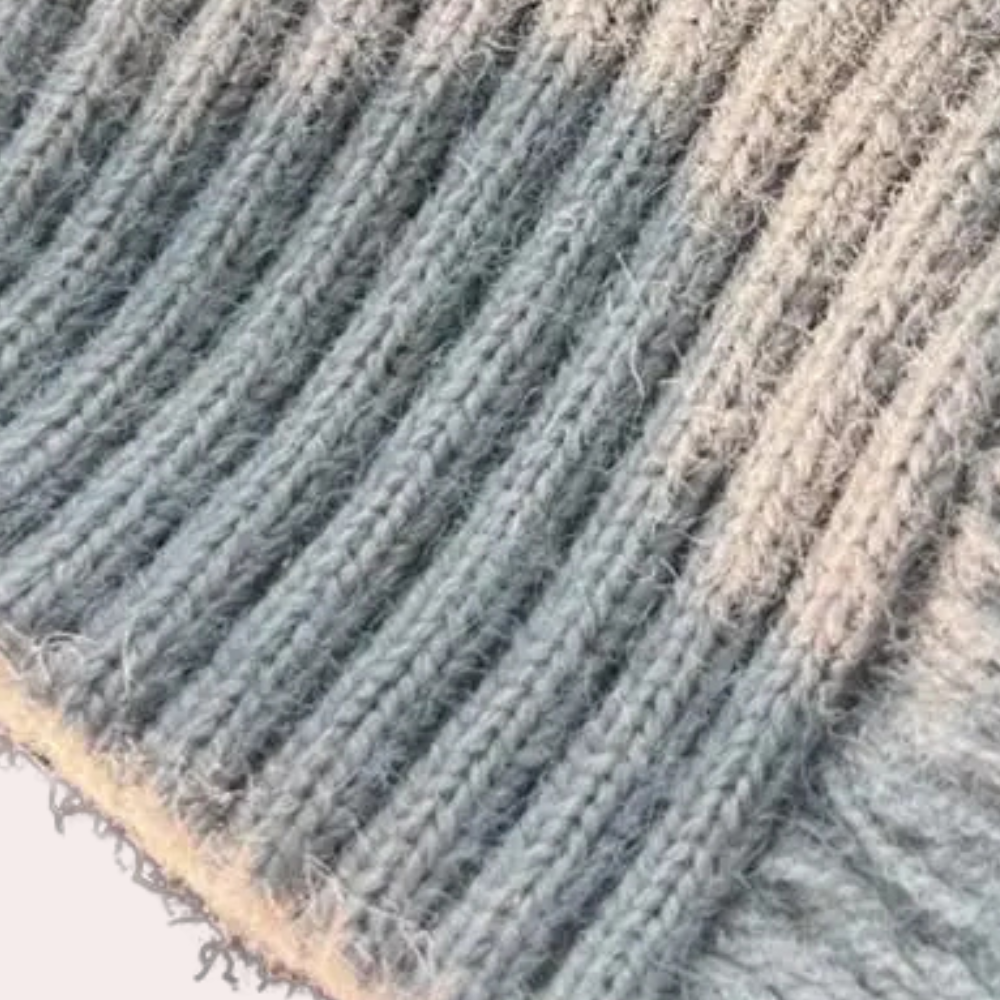 Trendy Grijze Trui met Uniek Design voor Heren - Dario