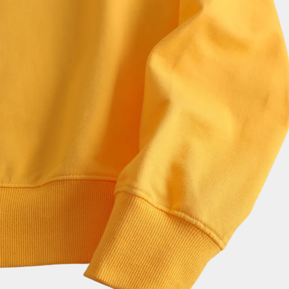 Geel Dames Sweatshirt met Bloemenprint - Fleur