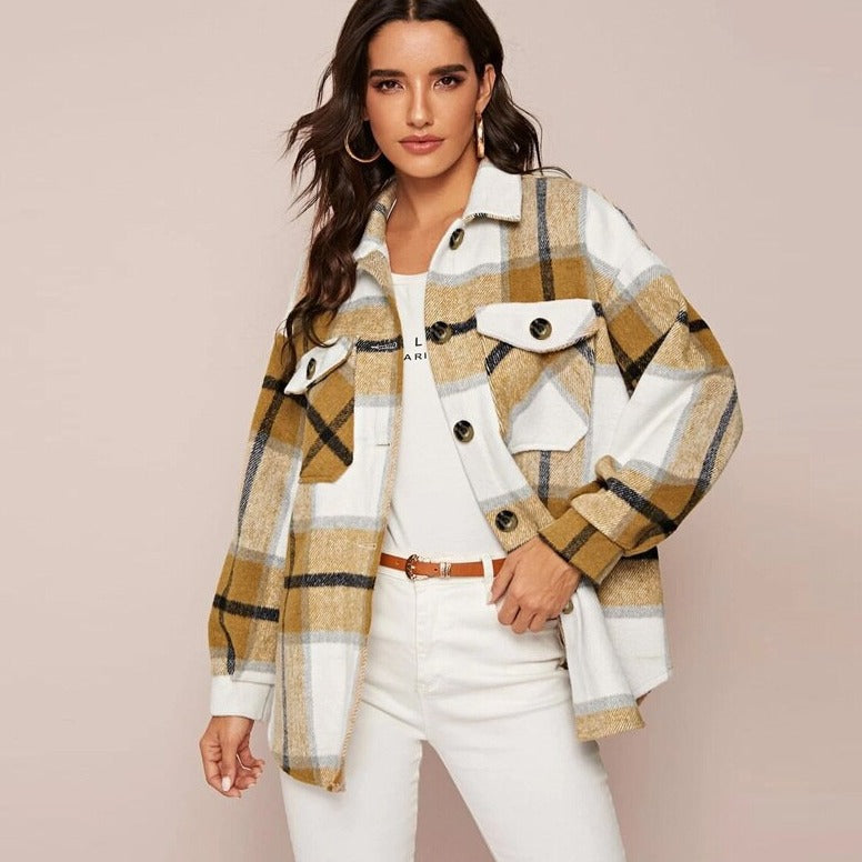 JohannasJacket I Plaid Jas Voor Dames