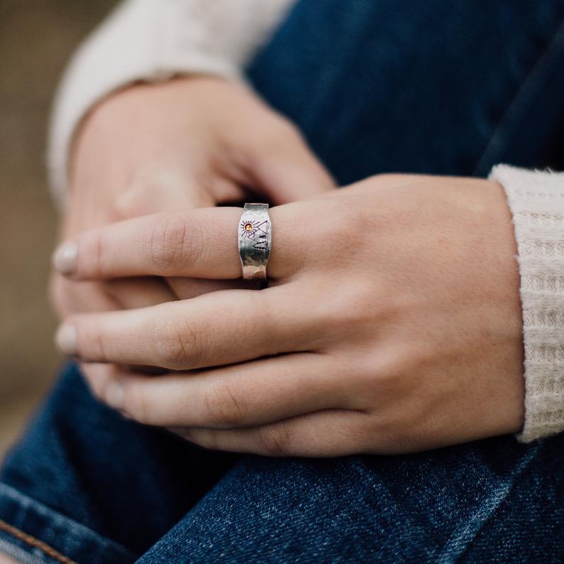 Crystal Ring | Zonsondergang Ring