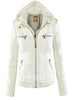 RaysHoodie I Leren Jas Met Hoodie Voor Dames