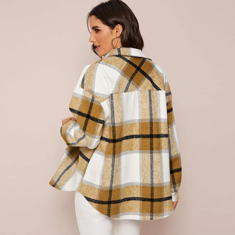 JohannasJacket I Plaid Jas Voor Dames