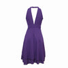 Elegante Zomerse Halterjurk | Hoge Taille Mouwloze Chiffon Midi | Gelaagde Party Slim Fit