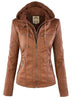 RaysHoodie I Leren Jas Met Hoodie Voor Dames