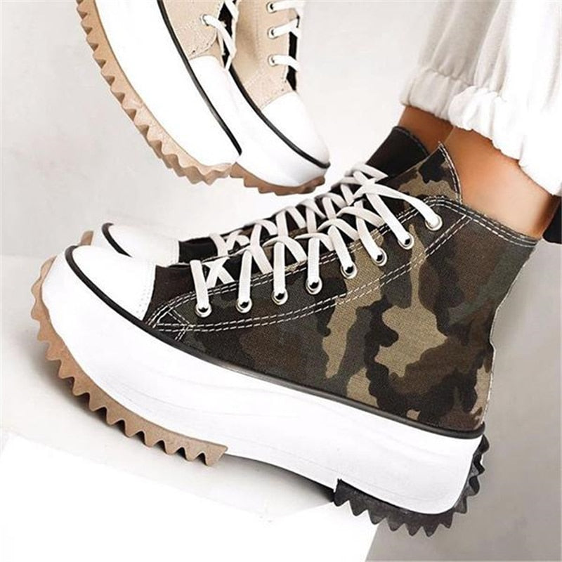 SarahsSneaks I Canvas Sneakers Met Orthopedisch Zool
