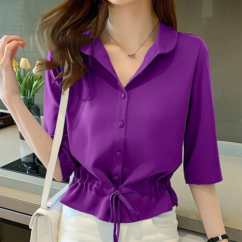 EllesBlouse I Gedetailleerde Blouse Voor Dames