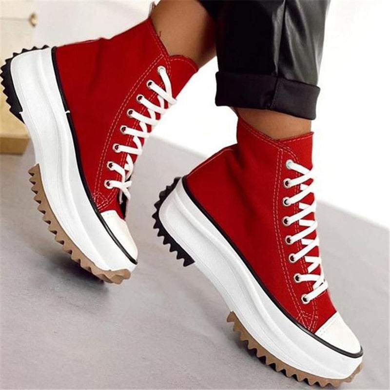 SarahsSneaks I Canvas Sneakers Met Orthopedisch Zool
