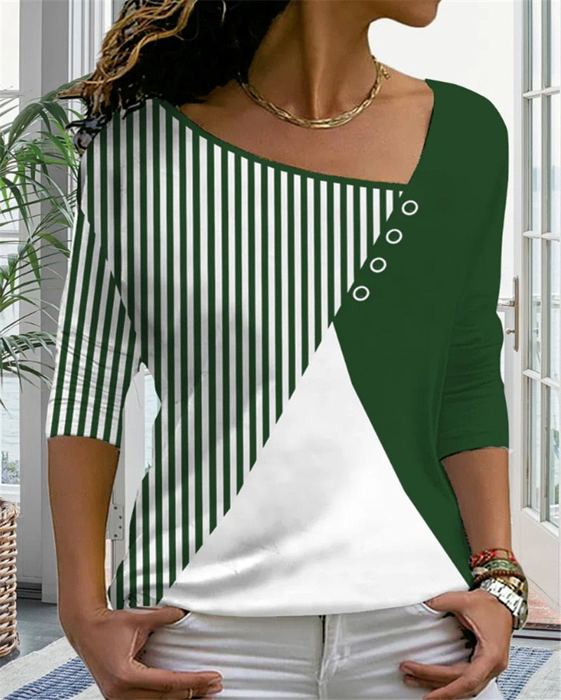 MirtesShirt I V-hals T-shirt Voor Dames