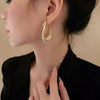 Diamanda Earrings | Ovale Oorbellen