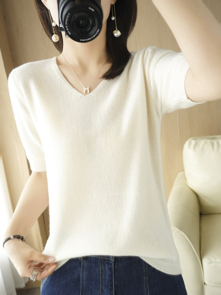 IsabelsShirt I Trui Met V-hals