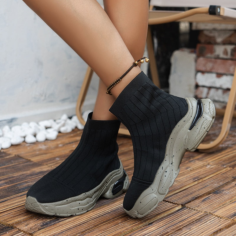 LailaSneaks I Sock Laars Sneakers Voor Dames