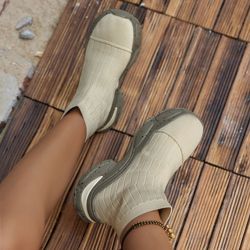 LailaSneaks I Sock Laars Sneakers Voor Dames