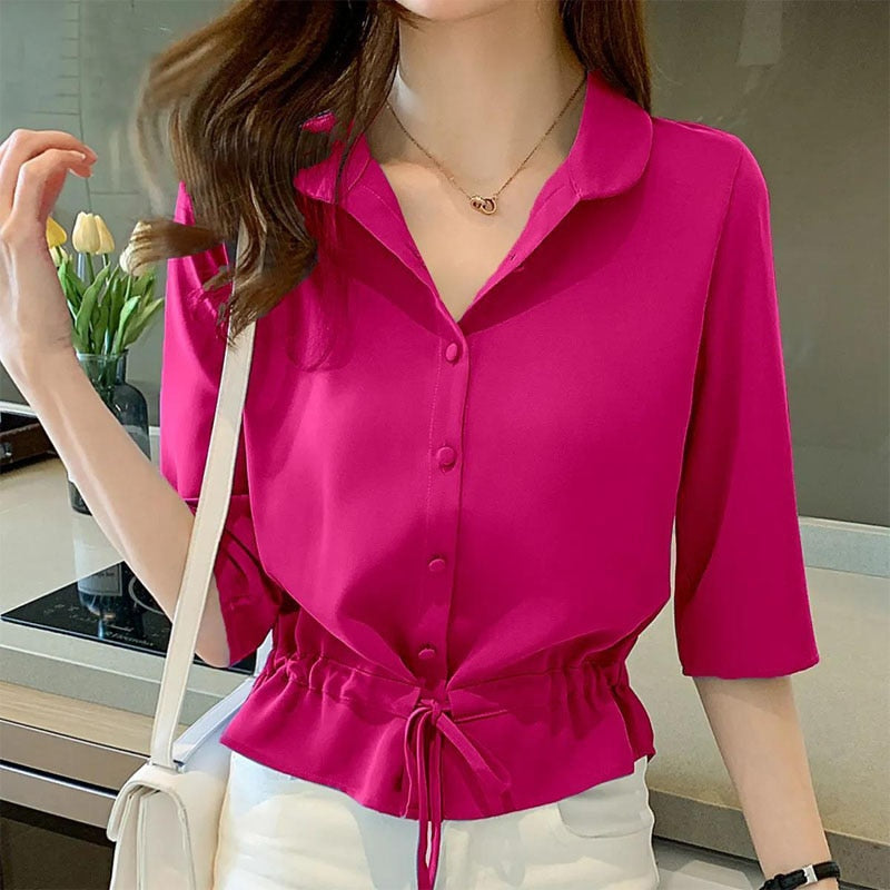 EllesBlouse I Gedetailleerde Blouse Voor Dames