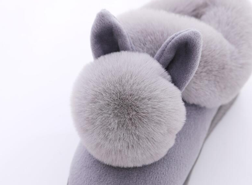 Bunny store ear slippers