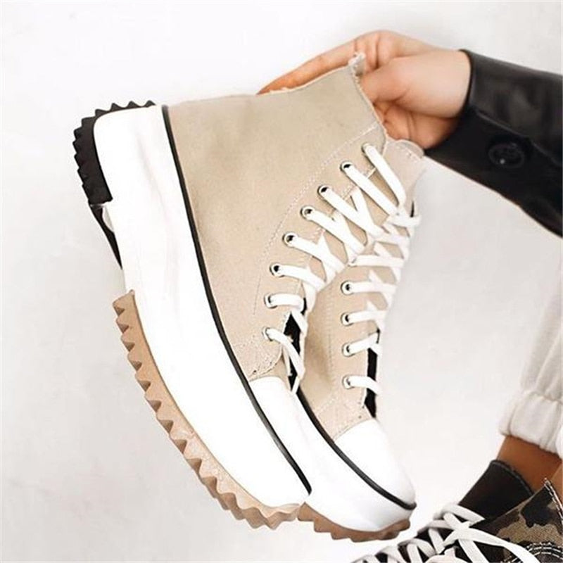 SarahsSneaks I Canvas Sneakers Met Orthopedisch Zool