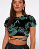 NiamhTop I Croptop Met Dierenprint Voor Dames