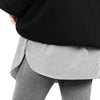 Verstelbare Laagjes Faux Shirt Blouse Verlenger | Minirok Onderrrok