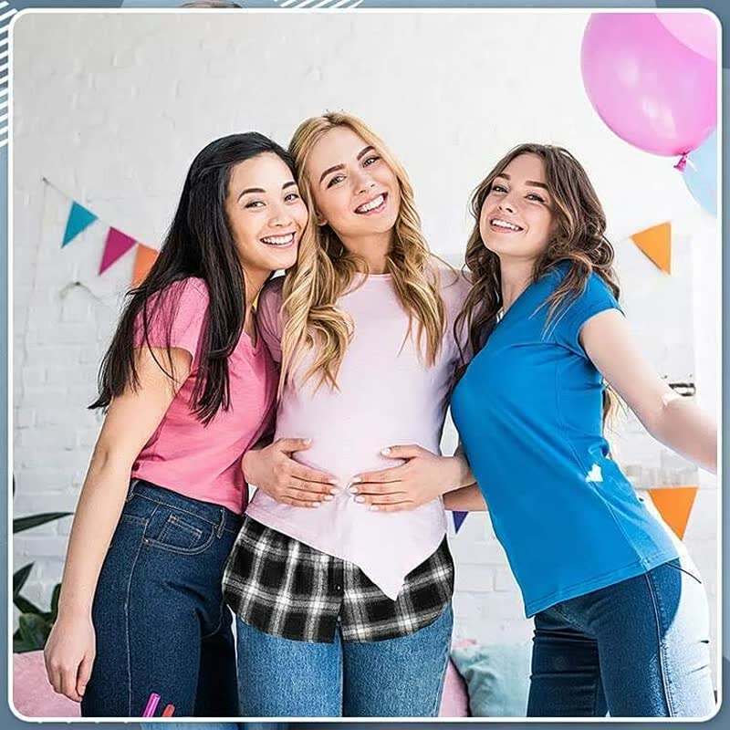 Verstelbare Laagjes Faux Shirt Blouse Verlenger | Minirok Onderrrok