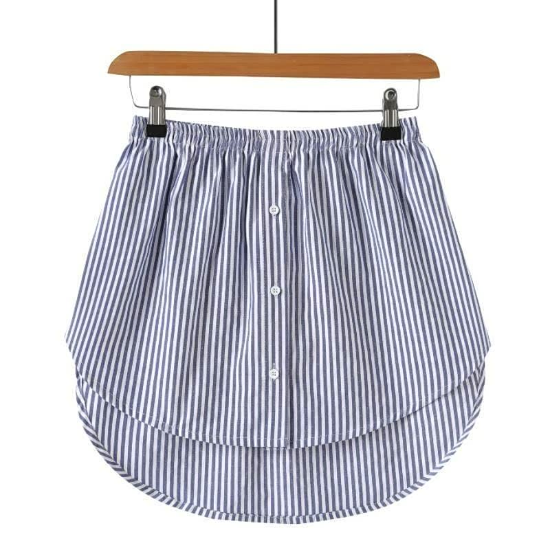 Verstelbare Laagjes Faux Shirt Blouse Verlenger | Minirok Onderrrok