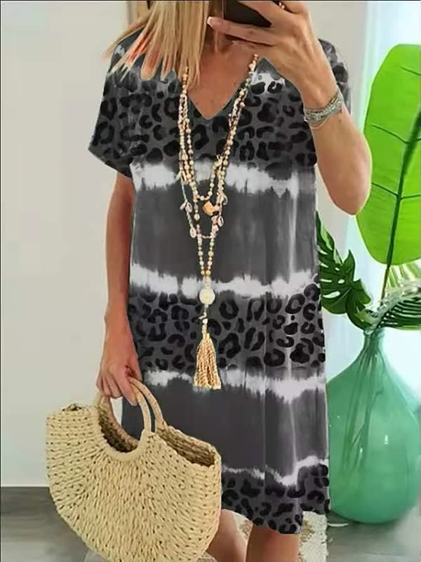 SummerTime™: Losse V-hals jurk voor dames