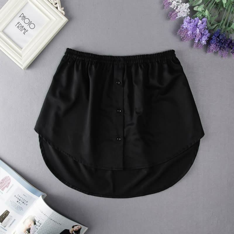 Verstelbare Laagjes Faux Shirt Blouse Verlenger | Minirok Onderrrok
