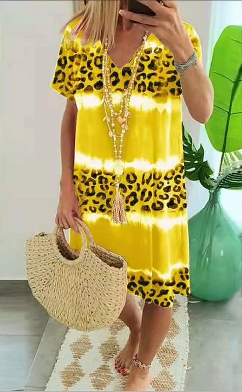 SummerTime™: Losse V-hals jurk voor dames