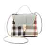 Women Plaid Leather Handbags | Large Crossbody Bag For Women