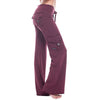 Dames Elastische Taille Fitness Broek met Zakken